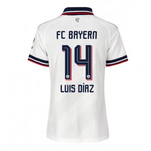 Bayern Munich Luis Diaz #14 Jalkapallovaatteet Naisten Vieraspaita 2026-27 Lyhythihainen